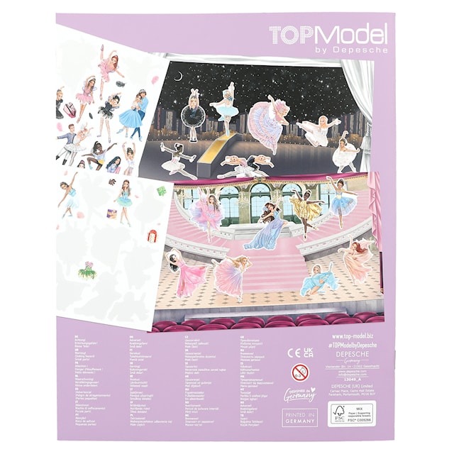 Produktbild 4 för Stickersbok Ballet TOPModel