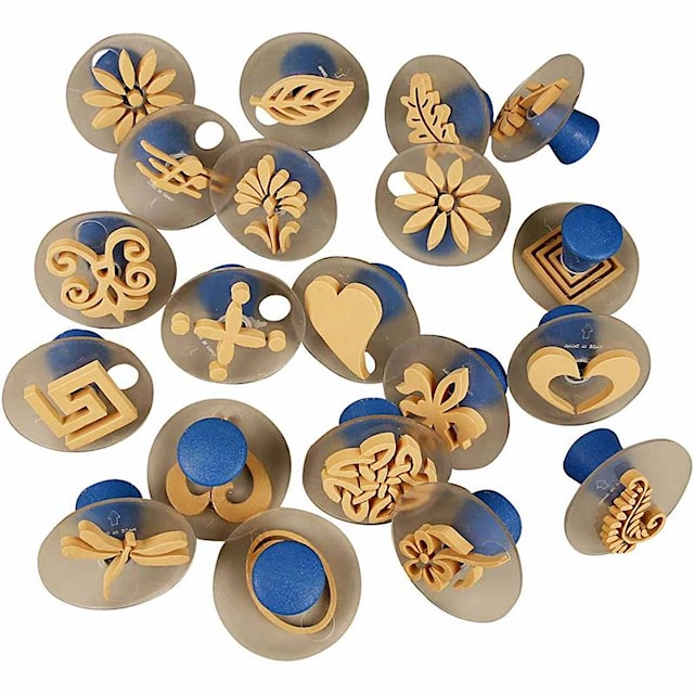 Produktbild 1 för Skumstämplar med Handtag 3-6 cm 20 st