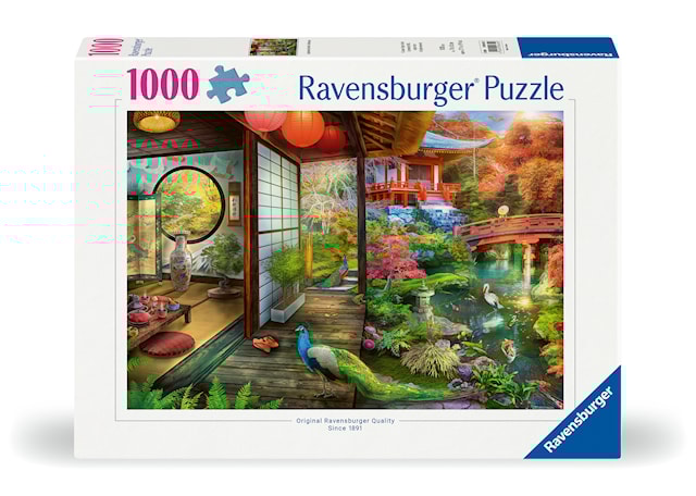 Tuotekuva 1 - Japanese Garden Teahouse Kyoto Palapelit 1000 palaa, Ravensburger