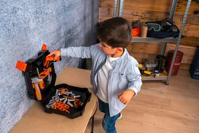 Tuotekuva 4 - Smoby Black + Decker Työkalulaatikko Tarvikkeilla