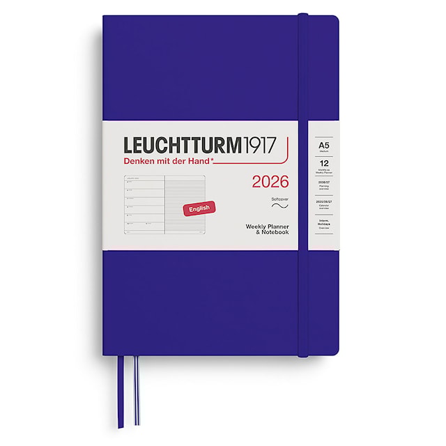 Weekly Planner & Notebook 2026 A5 Soft Ink Leuchtturm1917