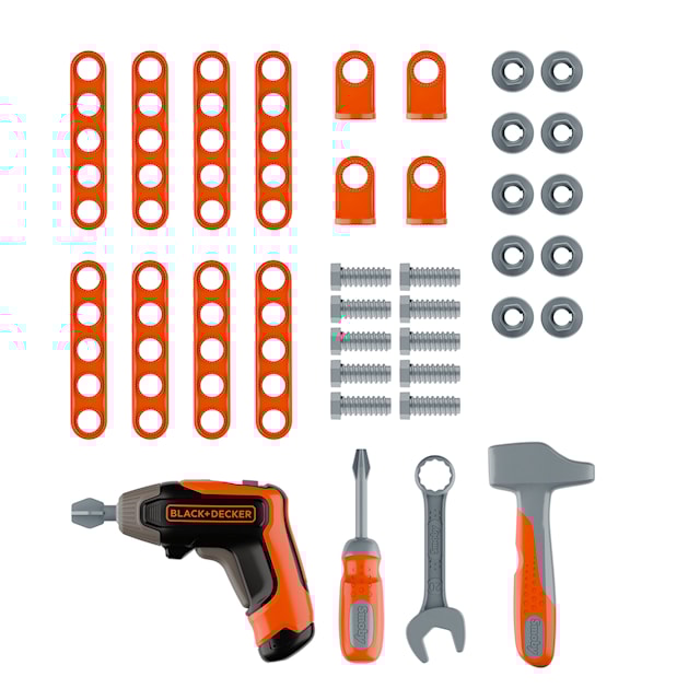 Produktbild 3 för Smoby Black + Decker verktygslåda med tillbehör