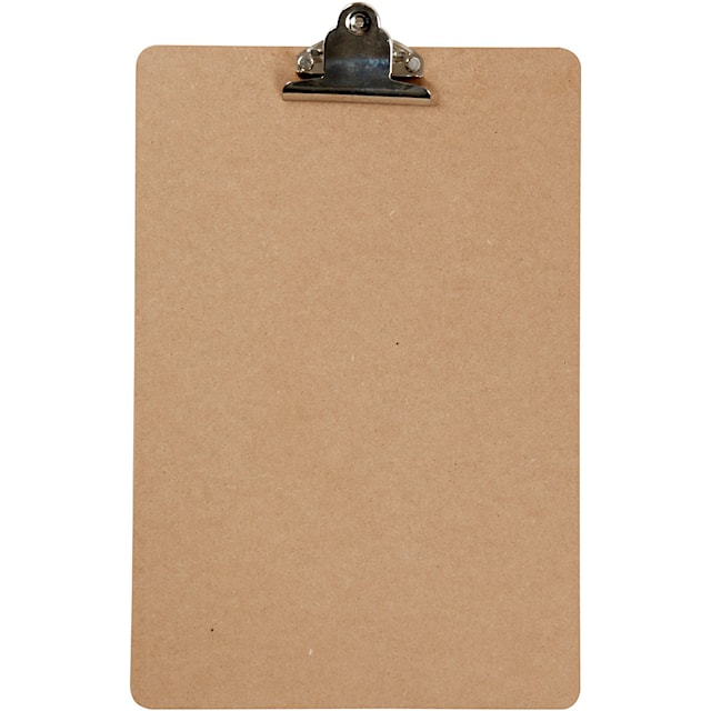 Produktbilde 1 for Clipboard/tegneunderlag, A4, str. 23x34x0,3 cm, 1 stk.