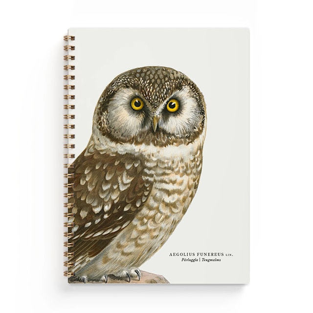 Produktbild 1 för Anteckningsbok A5 Pärluggla