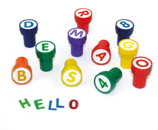 Produktbild 2 för Stämplar Bokstäver 35-p Playbox