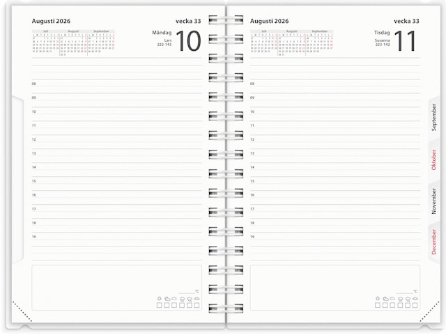 Produktbilde 5 for Kalender 2026 Dagbok 4i1 Burde