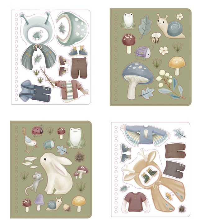 Produktbild 3 för Forest Friends Pysselbok Little Dutch