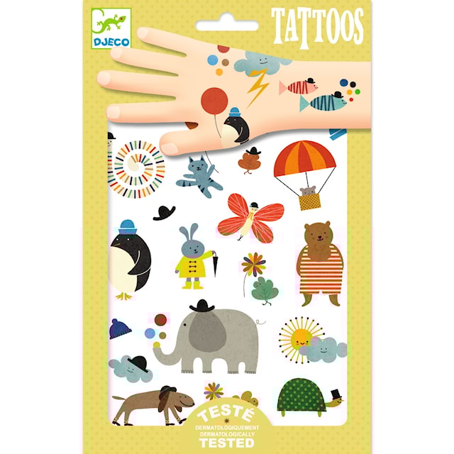 Produktbild 1 för Tatueringar Pretty little things 50-pack Djeco