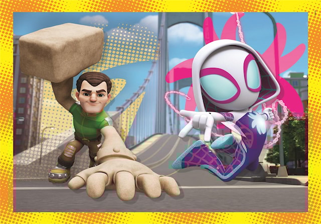 Produktbild 4 för Pussel 4 in 1 Spidey and his Amazing Friends, Clementoni