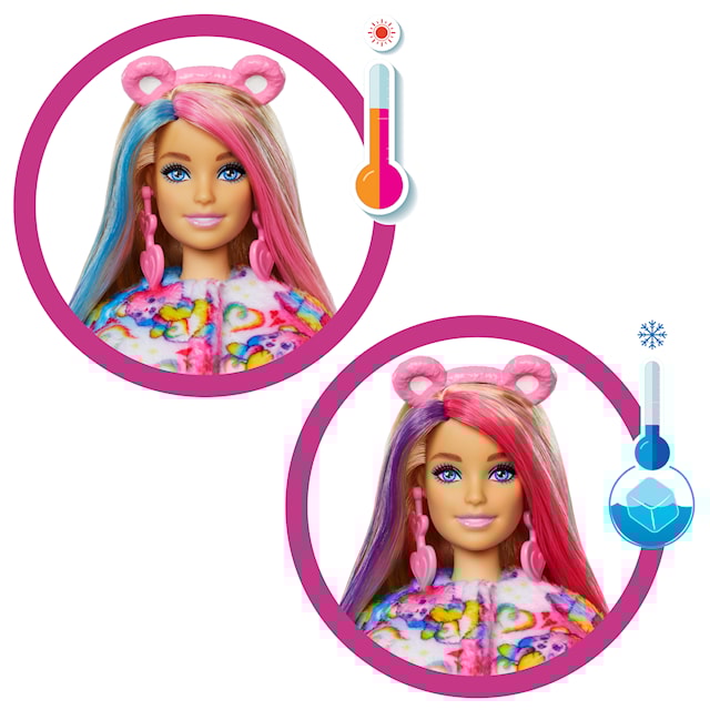 Produktbild 6 för Barbie Cutie Reveal Krambjörn Rosa