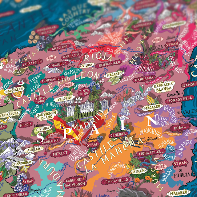 Produktbild 6 för Vinpussel - Spanien 1000 bitar, Water and Wines