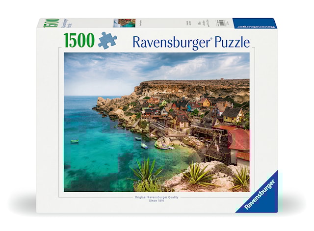 Tuotekuva 1 - Popey Village Malta Palapelit 1500 palaa, Ravensburger