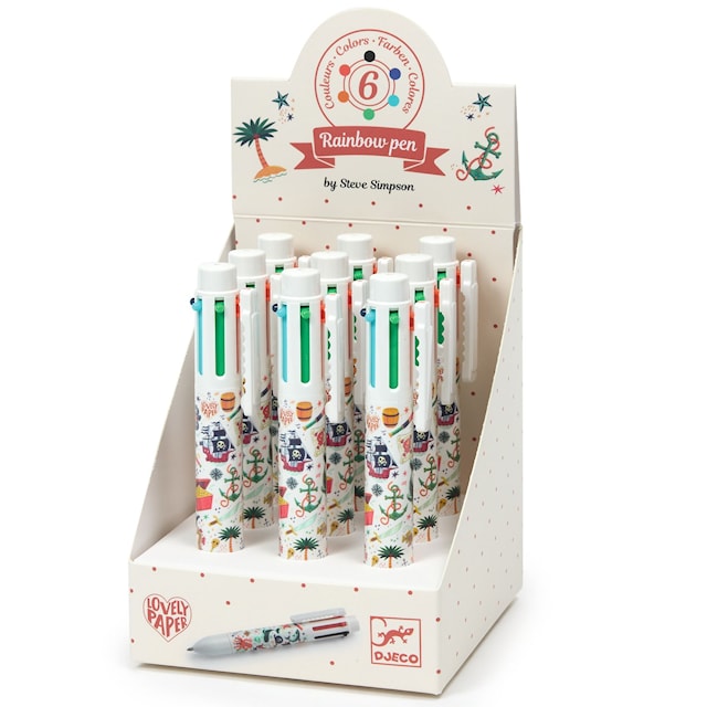 Produktbilde 2 for Blyant med 6 regnbuefarger Steve Djeco