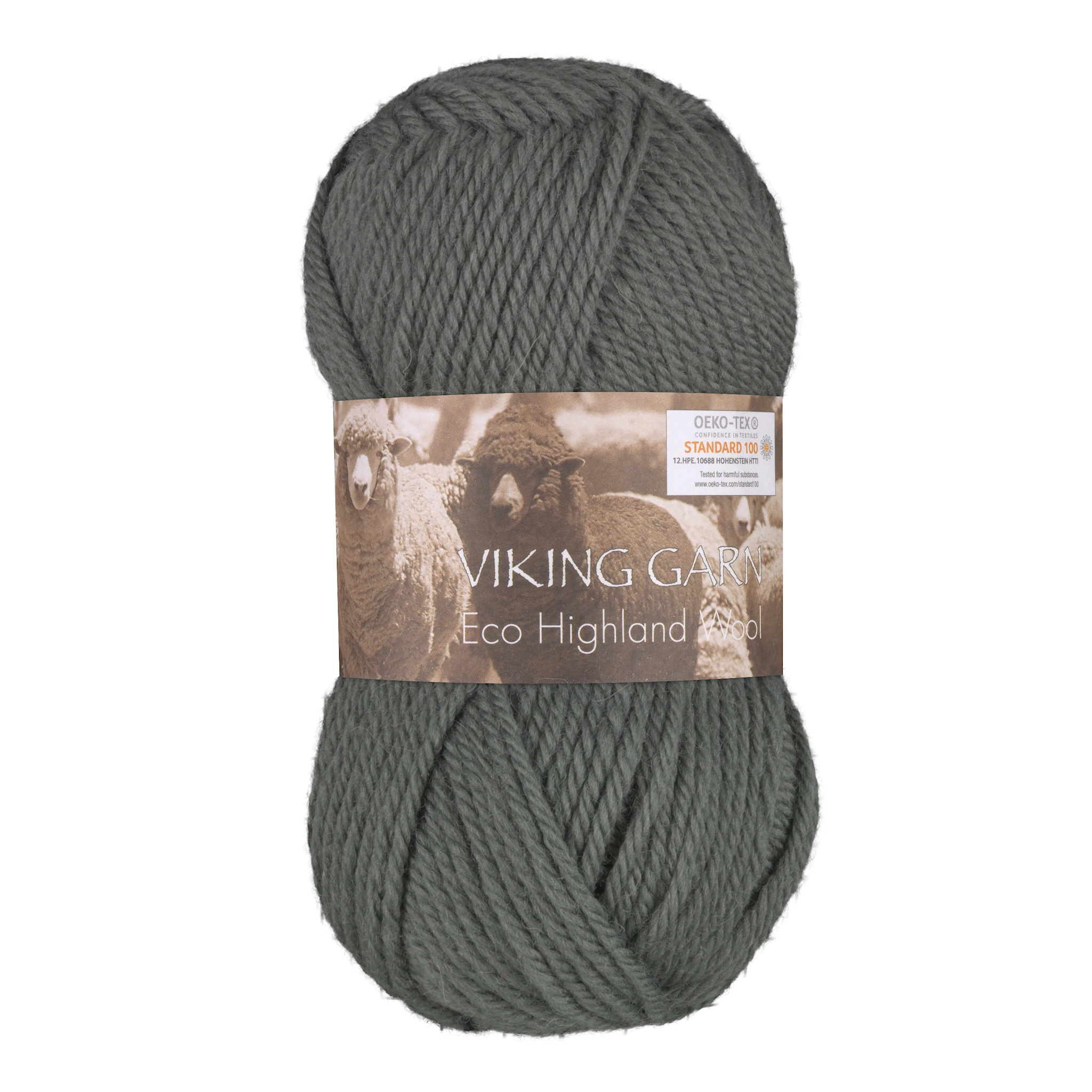 Produktbild för Eco Highland Wool Garn 50 g Viking Garn