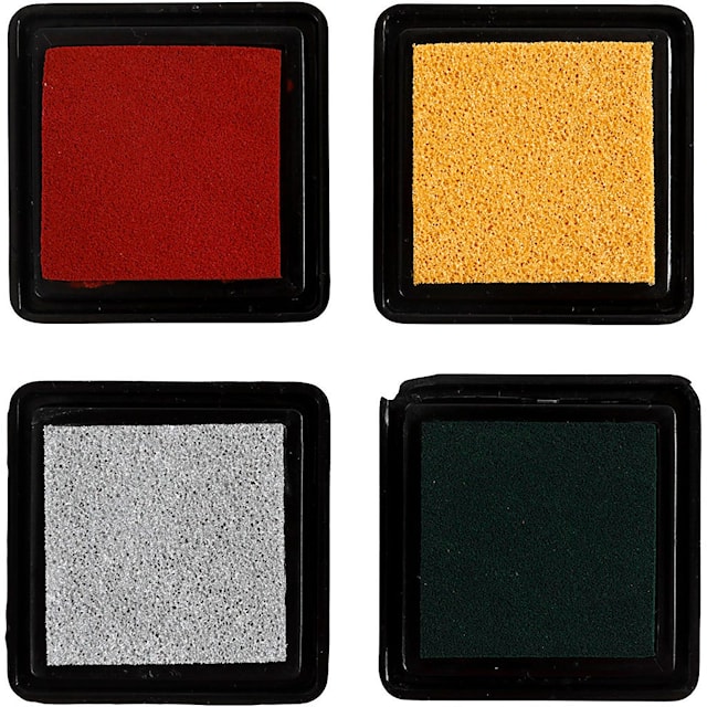 Produktbild 2 för Stämpeldyna Jultema 3,5x3,5 cm  4-pack