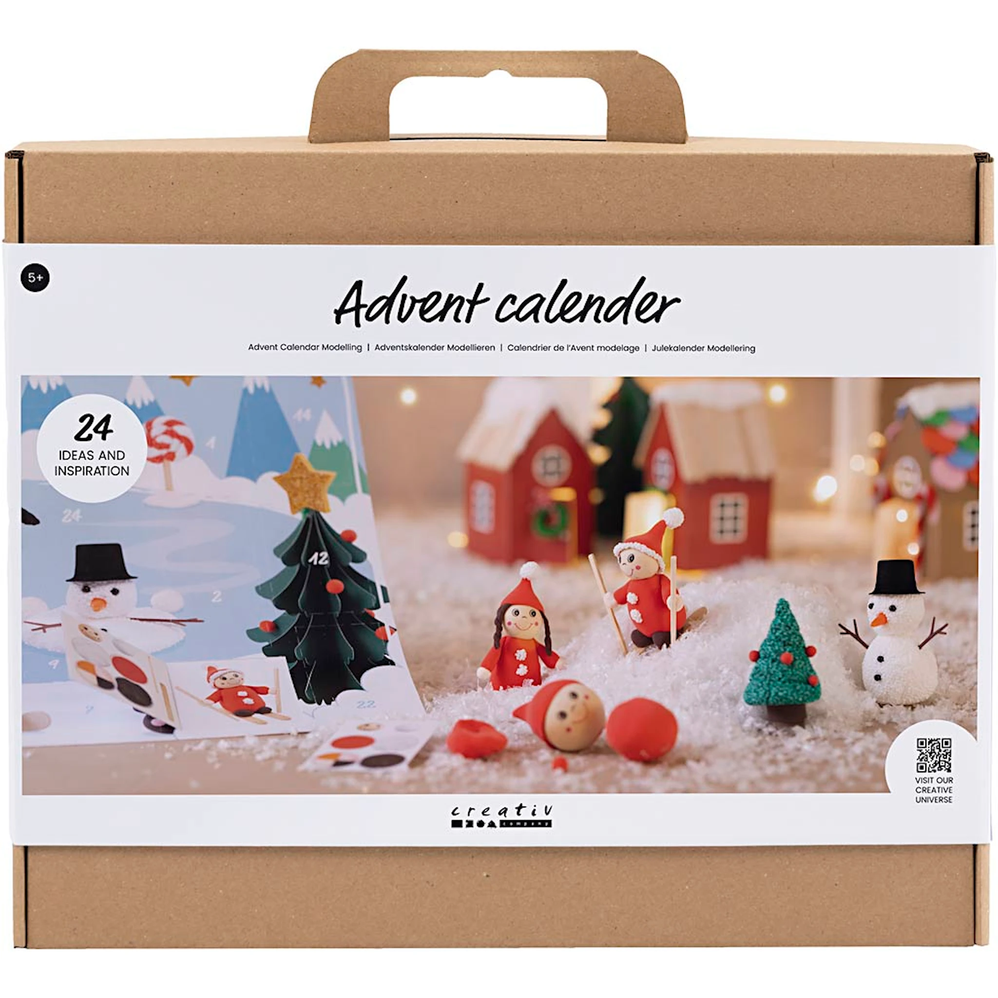 Produktbilde for Adventskalender Modellering, 1 pk.