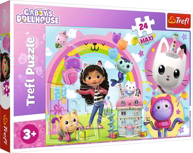 Barnpussel Gabby´s Dollhouse Maxi 24 bitar, Trefl