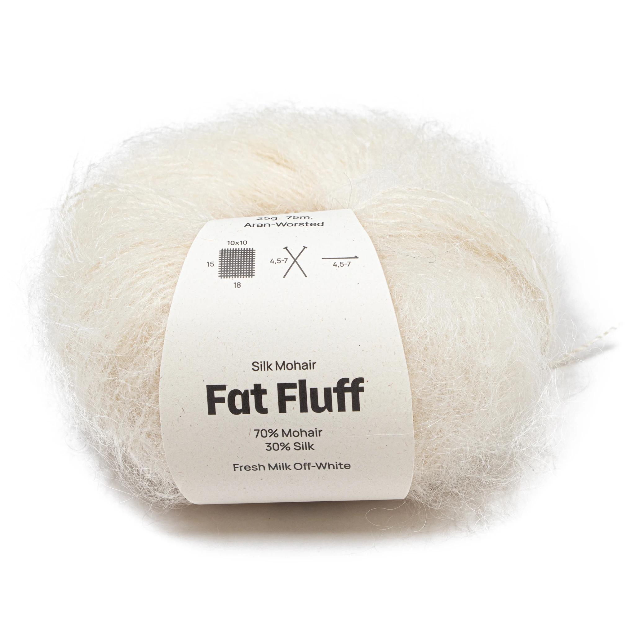 Produktbild för Silk Mohair Fat Fluff 25 gr Adlibris