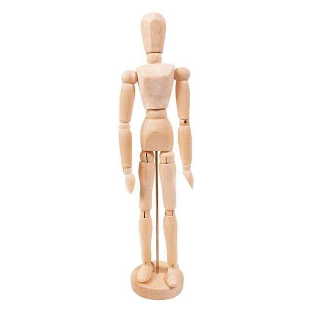 Produktbild 1 för Modellfigur trä 30 cm Playbox