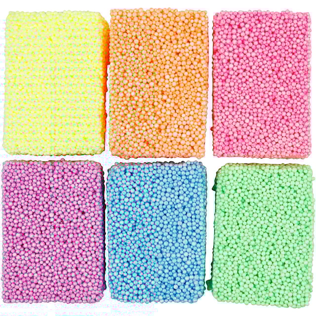 Tuotekuva 3 - Soft Foam, neonvärit, 6x10 g/ 1 pkt
