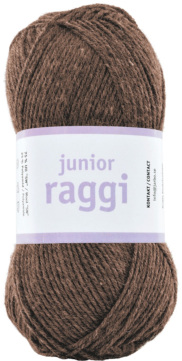 Tuotekuva 1 - Junior Raggi Lanka Villasekoitus 50 g Brown Järbo