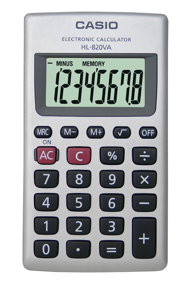 Peruslaskin HL-820VA Casio