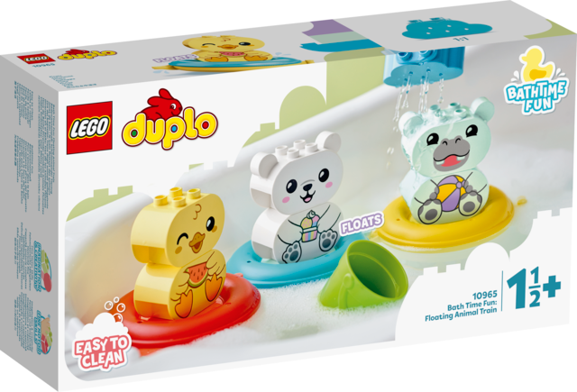 Produktbild 1 för Skoj i badet: flytande djurtåg LEGO® DUPLO My First (10965)