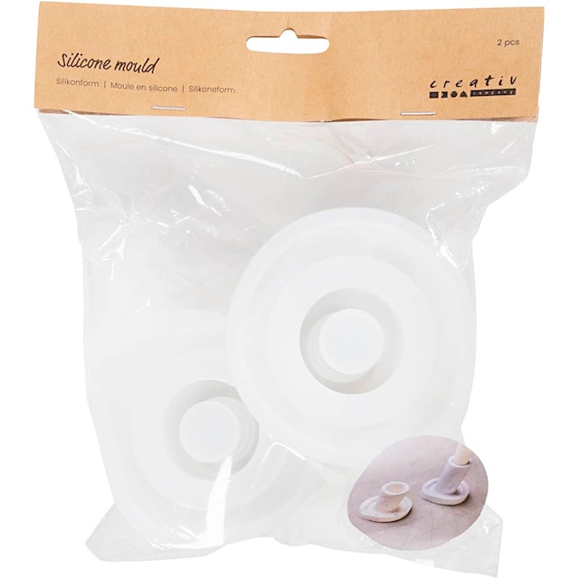 Produktbilde 2 for Silikonform lysestake 2-p, Creativ Company