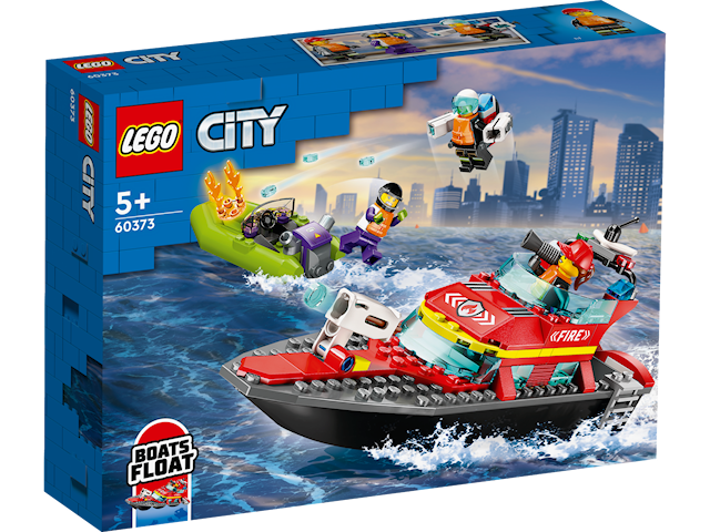 Produktbilde 1 for Brannvesenets redningsbåt LEGO® City Fire (60373)