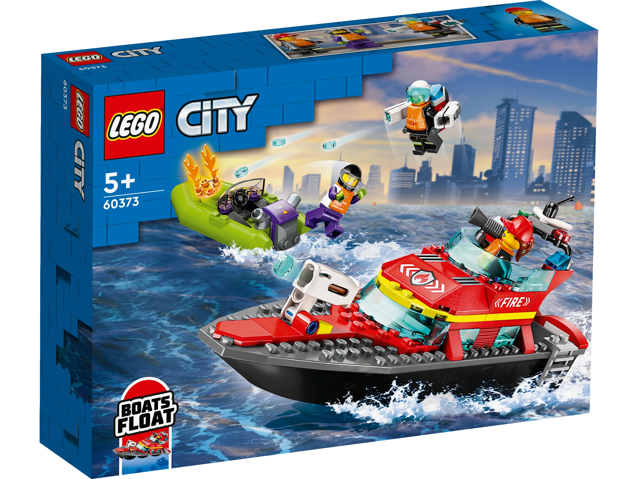 Tuotekuva ille Palokunnan pelastusvene LEGO® City Fire (60373)