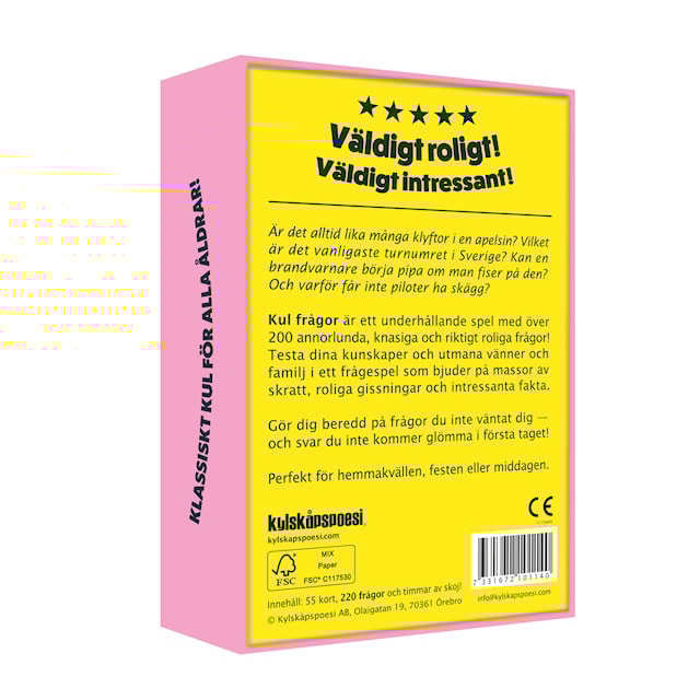 Tuotekuva 2 - Hauskoja kysymyksiä Kylskåpspoest (SE)