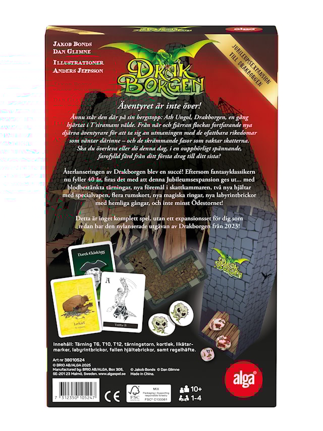 Produktbilde 2 for Drakborgen Jubileum 40 år Expansion, Alga (SE)