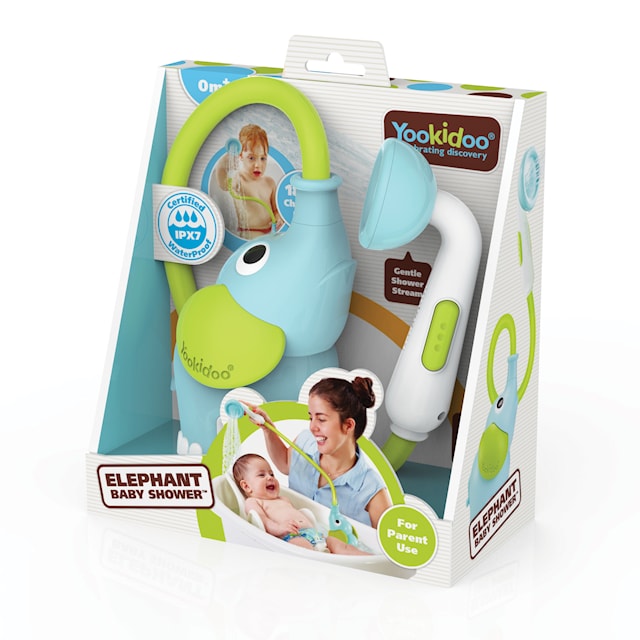 Produktbilde 5 for Yookidoo Babydusj Elefant Blå