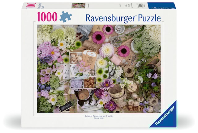 Produktbilde 1 for Kjærlighet for blomster Puslespill 1000 brikker, Ravensburger