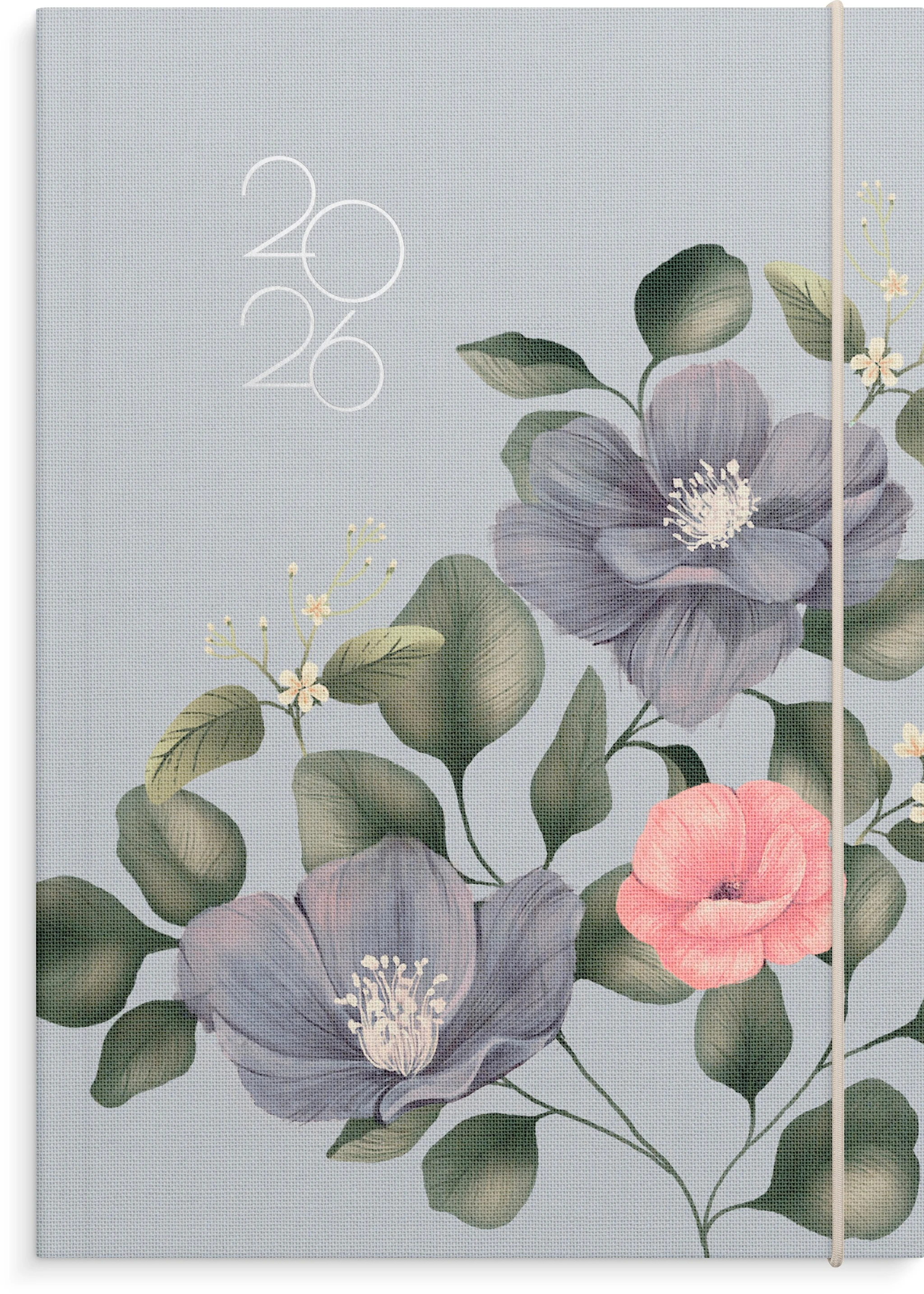 Produktbilde for Kalender 2026 A5 Business Flora Burde