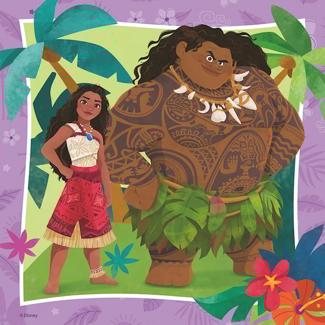 Produktbilde 6 for Disney Vaiana 2 3x49p Ravensburger