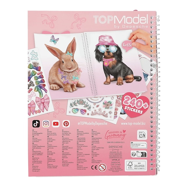 Produktbilde 4 for Dress Me Up CUTE ANIMALS TOPModel