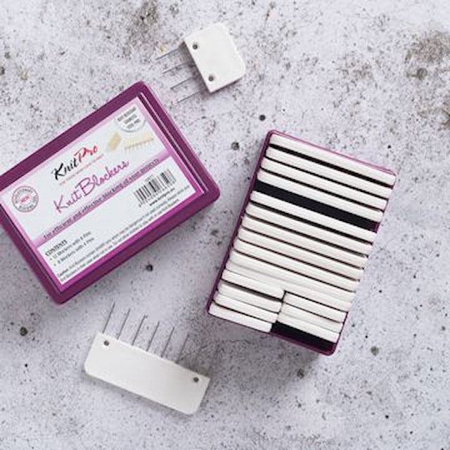 Produktbilde 1 for Blokkeringsnåler brede 20 stk, KnitPro