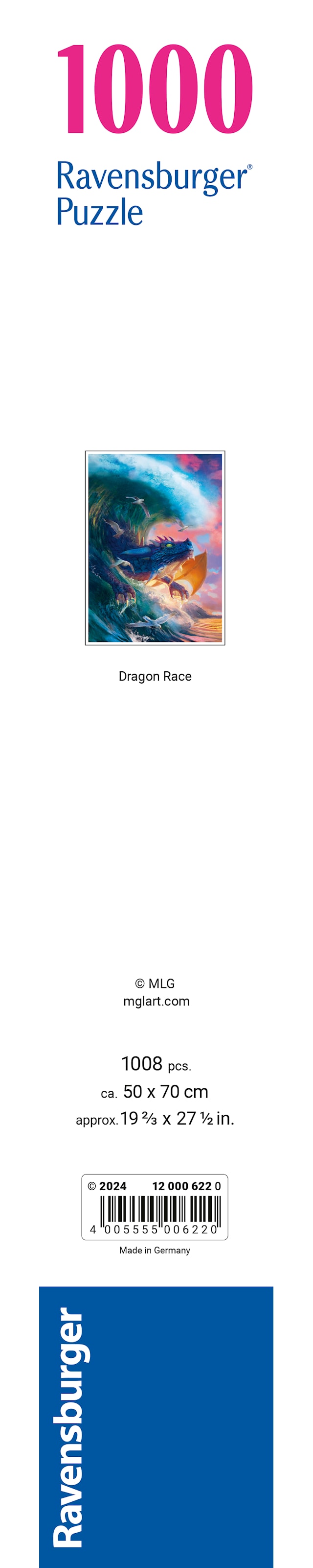 Tuotekuva 6 - Dragon Race Palapelit 1000 palaa, Ravensburger