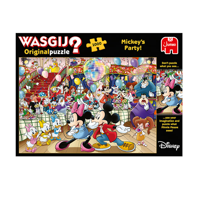 Produktbild 1 för Wasgij Original Disney Mickey’s Party! Pussel 1000 bitar