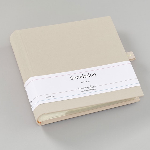 Tuotekuva 3 - Valokuva-albumi 200 Pocket Petit Atelier Warm Sand 30,5 x 30,5 cm Semikolon