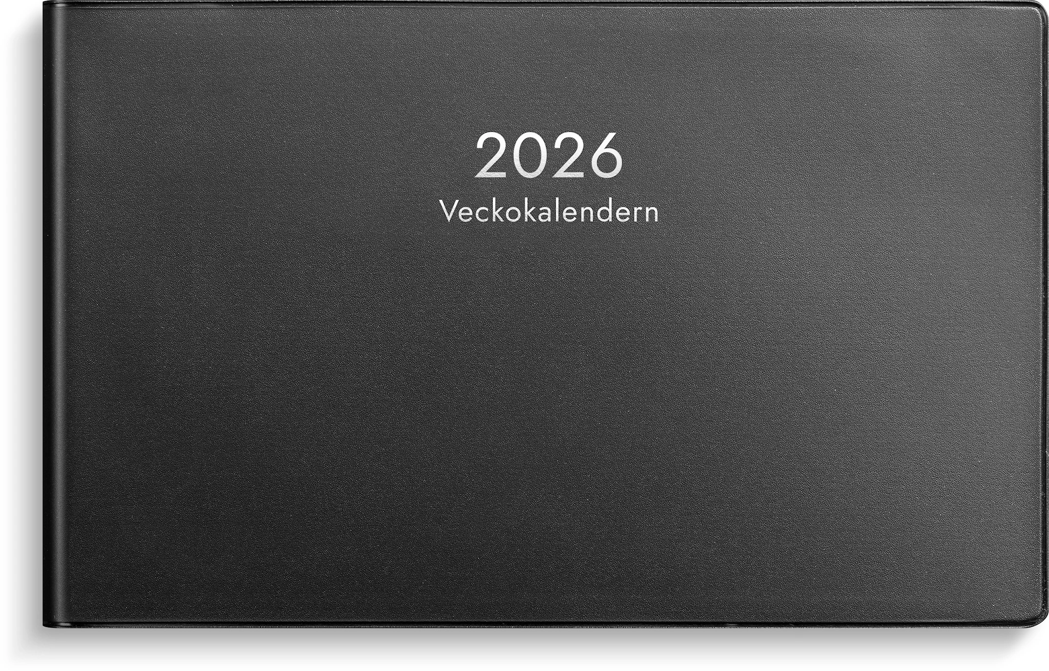 Tuotekuva ille Kalender 2026 Veckokalendern Svart plast Burde