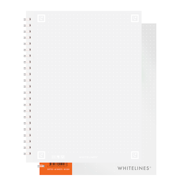 Produktbilde 3 for Whitelines Revelations Notatblokk A5 Prikket