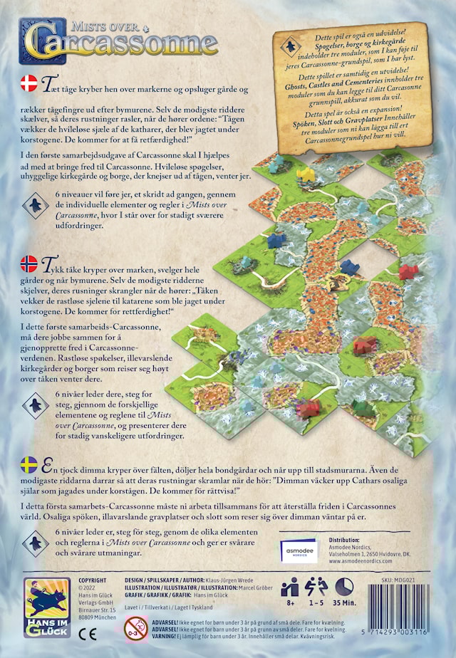 Tuotekuva 3 - Mists over Carcassonne (SE/NO/DK)