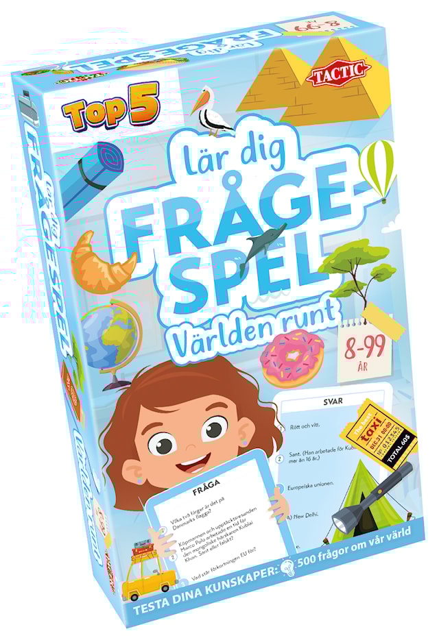 Produktbild 1 för Frågespel Jorden Runt Resespel Tactic