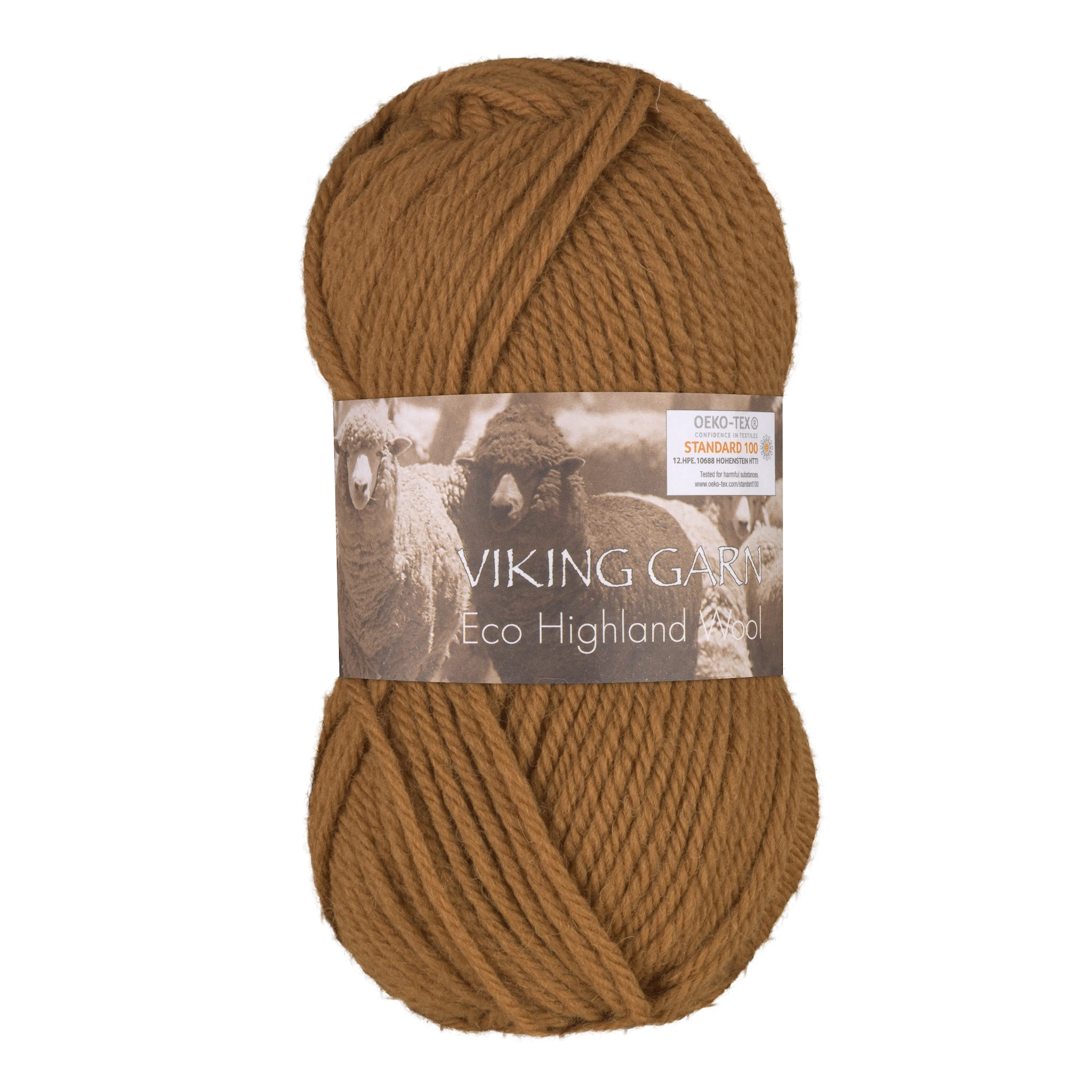 Produktbild för Eco Highland Wool Garn 50 g Viking Garn