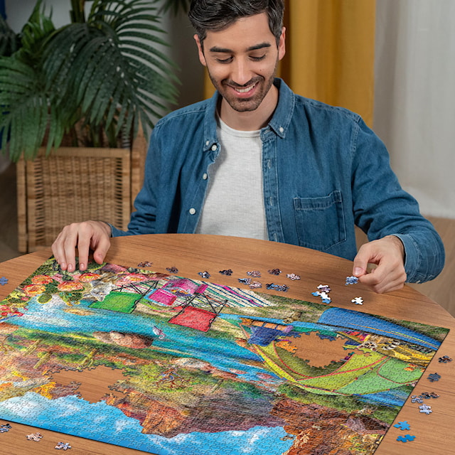 Tuotekuva 4 - Palapelit Canyon Camping 1500 palaa, Ravensburger