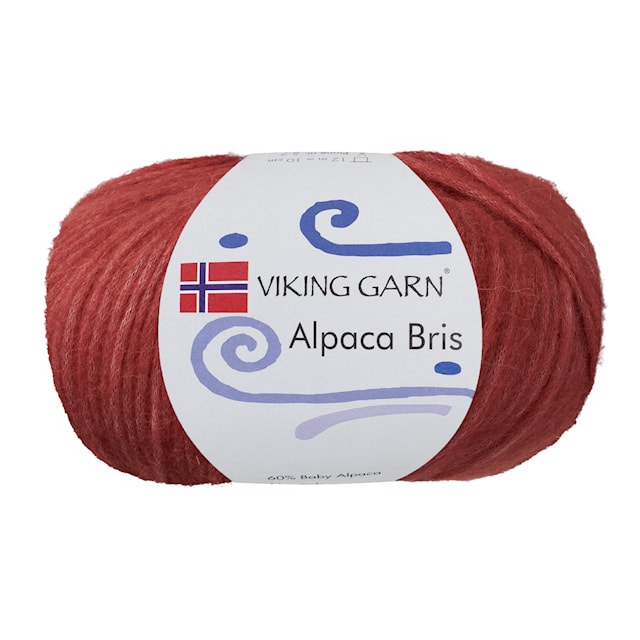 Alpaca Bris 50 g Vadelma 355 Viking Garn