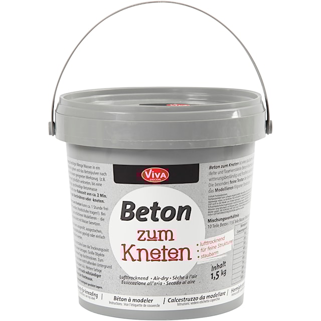 Produktbilde 2 for Betong til modellering, grå, 1500 g/ 1 pk.