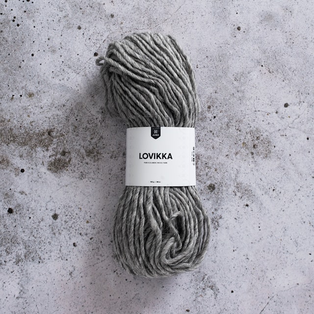 Lovikka Villalanka 100 g Keskiharmaa (7602) Järbo